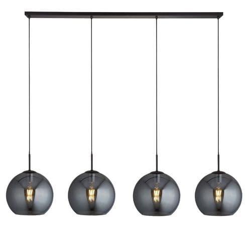 Discount on Amsterdam 4 Light Bar Pendant Ball with Smoked Glass 3 Image