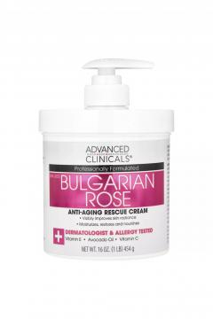 Anti-Aging Rescue Cream, Bulgarian Rose, 16 Oz (