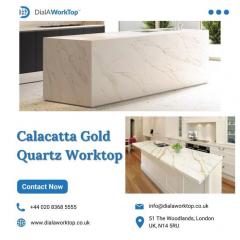 Calacatta Gold Quartz Worktop  44 0208 368 5555 
