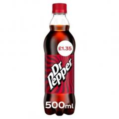 Bulk Dr Pepper 500Ml Gb Bottle Supplier In Prest