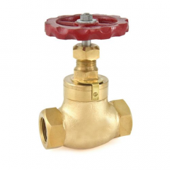 Bronze Globe Steam Stop Valve Screwed