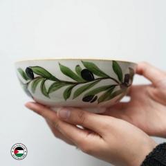 Decorative Hand-Painted Ceramic Bowl  Holy Land 