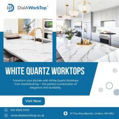 White Quartz Worktops  020 8368 5555  Dialaworkt