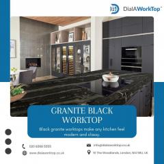 Black Granite Worktop  020 8368 5555  Dialaworkt