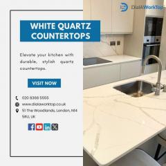White Quartz Countertops  020 8368 5555  Dialawo