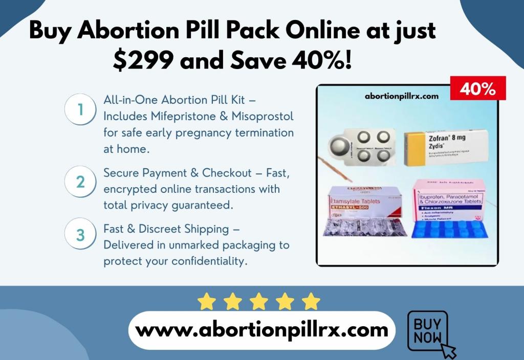 Buy Abortion Pill Pack Online at just 299 and Save 40 2 Image