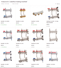 High-Performance Underfloor Heating Manifold  Su