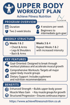Upper Body Workout Plan  Achieve Fitness & Nutri