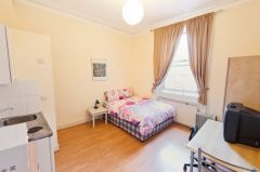 A large double semi-studio apartment