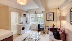 A newly refurbished studio apartment in Chelsea