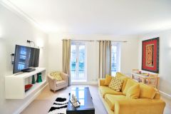 A contemporary luxurious one bedroom apartment
