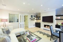 A stunning two bedroom, two bathroom garden apartment