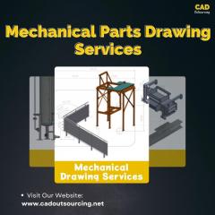 High Quality Mechanical Parts Drawing Services P