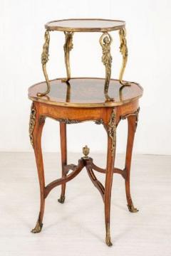 Buy French Etagere Antique Tiered Table Inlay On