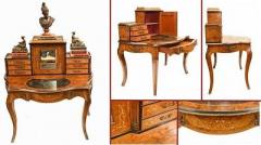 Buy Antique French Desk Walnut Bonheur De Jour 1