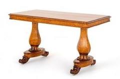 Buy William Iv Library Table Maple Desk 19Th Cen