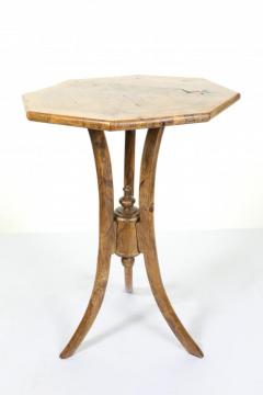 Victorian Olive Wood Occasional Table With Spira