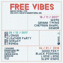 Free Vibes x Lungs EP Launch + Leather Party + Queasy + Ronda