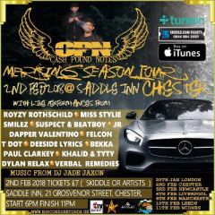 CASH POUND NOTES MERKING SEASON TOUR CHESTER