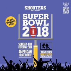 Super Bowl 52 Live at Shooters Bar Leeds