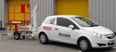 Trailer mounted aerial work platform Matilsa Parma7