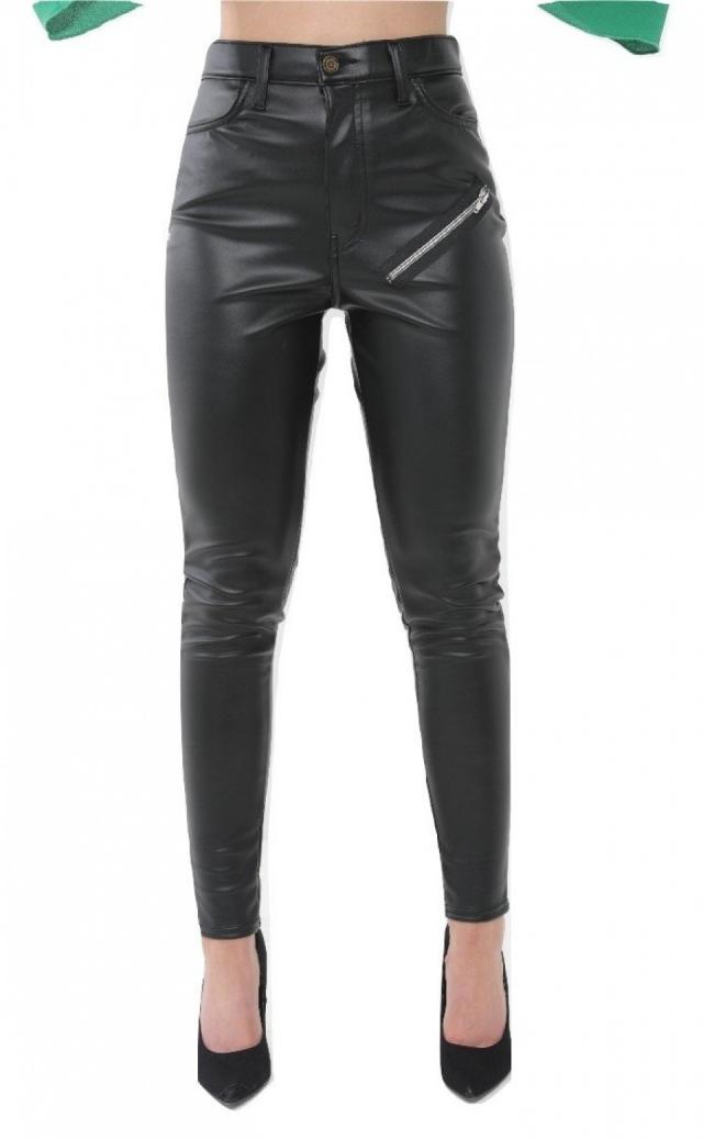 LADIES BLACK PU TROUSER PANTS WITH ZIP DETAIL | Manchester | Greater ...