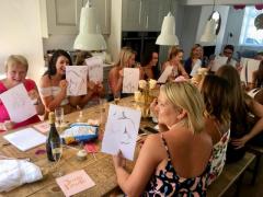 Life drawing model for hen parties