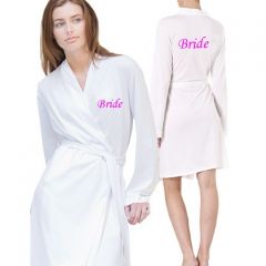 Design Your Own Custom Embroidered Bathrobe In T