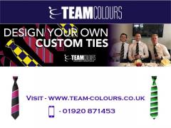 Design your own Custom Ties At Team Colours