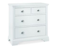 Bentley Designs Hampstead White 2-2 Drawer Chest