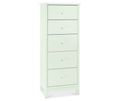 Bentley Designs Atlanta White 5 Drawer Tall Chest