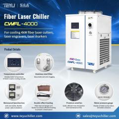Teyu Cwfl-4000 Industrial Chiller For 4000W Fibe