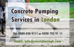 Concrete Pumping Services in London