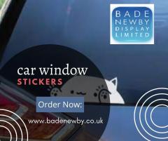 Stand-Out Your Marketing With Bespoke Car Window