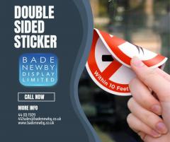 Visit Bade Newby To Create Double Sided Stickers