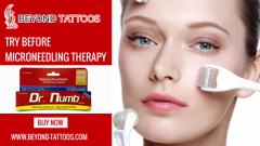 Try Dr. Numb Cream Before Microneedling Therapy