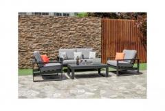 Amalfi 2 Seat Metal Sofa-  Garden Furniture
