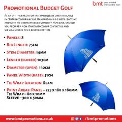 Promotional Budget Golf