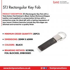 Promotional Stj Rectangular Key Fob