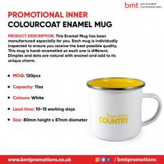 Promotional Inner Colourcoat Enamel Mug
