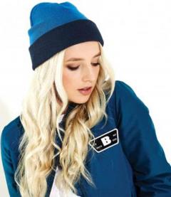 Bb421 Beechfield Reversible Contrast Beanie