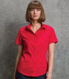 K241 Kustom Kit Ladies Short Sleeve Tailored Pop