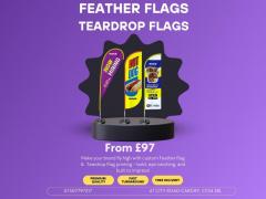 Get High-Quality Feather Flag Printing In Cardif