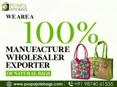 Jute Bag Exporter & Cotton Bag Manufacturer, Sup