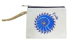 Small Cotton Zipper Pouch Bag For Jewellery