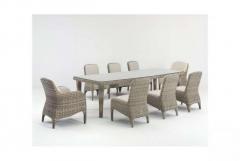 Luxor 8 Chair Dining Set-  Rattan Outdoor Furnit