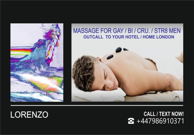 FULL-BODY MASSAGE FOR GAY  BI MEN TO YOUR HOTEL  HOME 4 Image